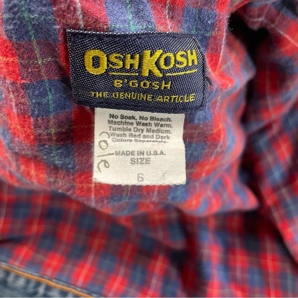 Vintage Oshkosh B’Gosh Denim Western Jacket Size 6 - Picture 12 of 12